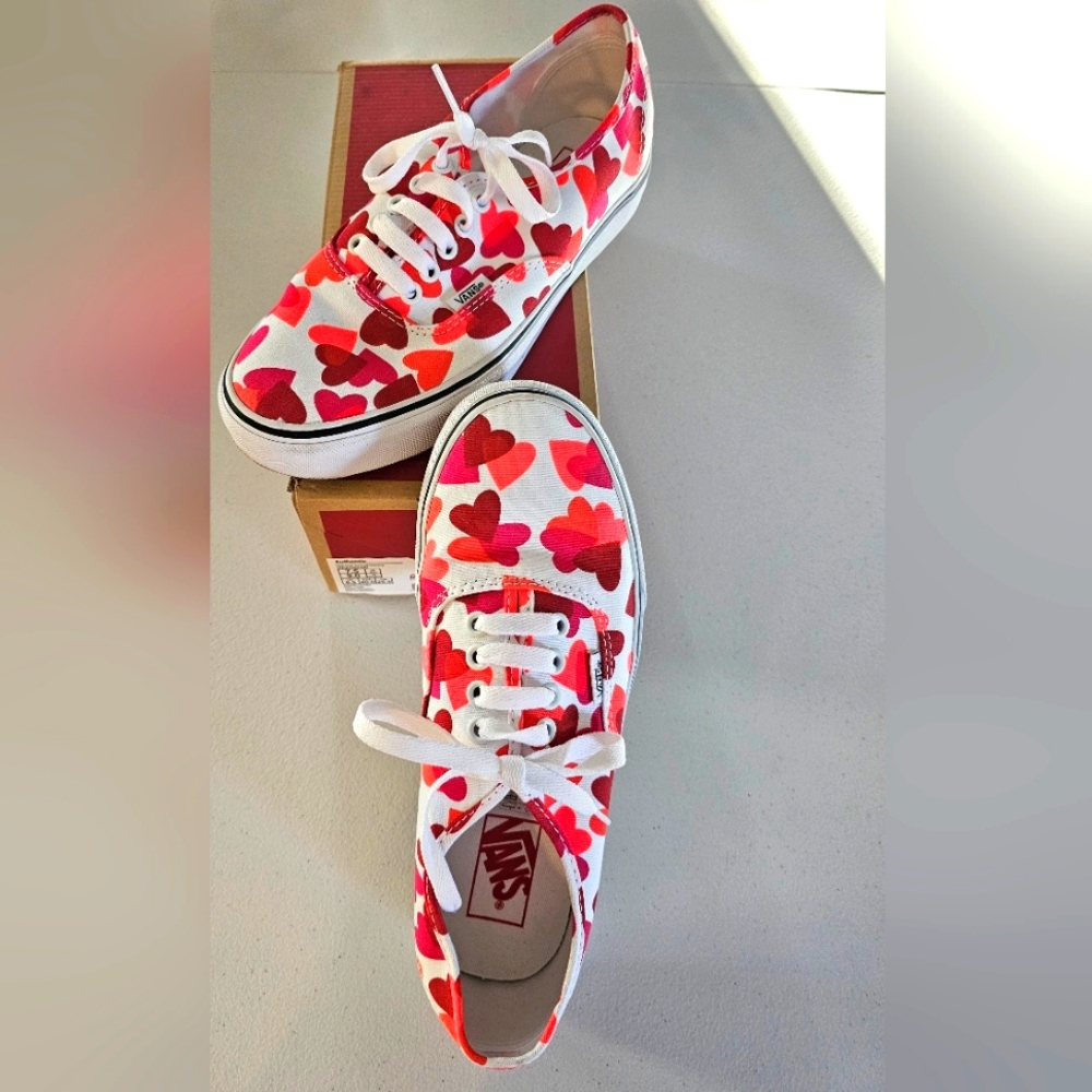 Vans Authentic Valentines Heart Shoes